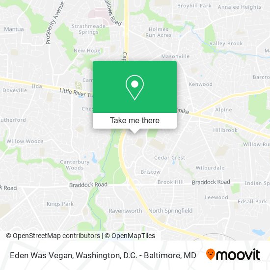 Mapa de Eden Was Vegan