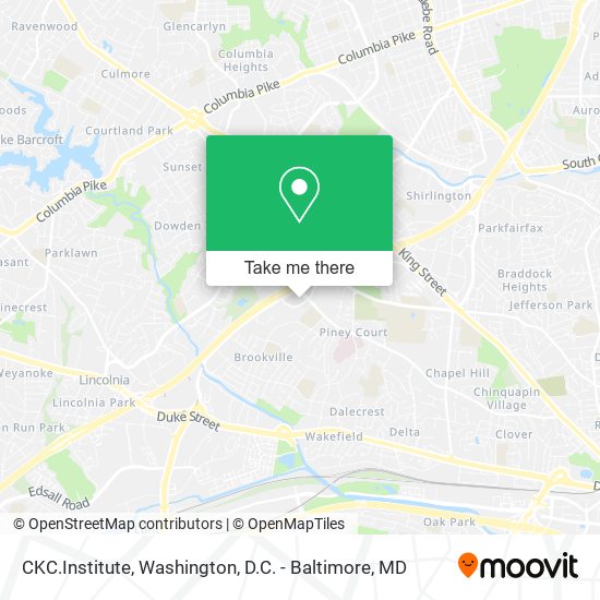 CKC.Institute map