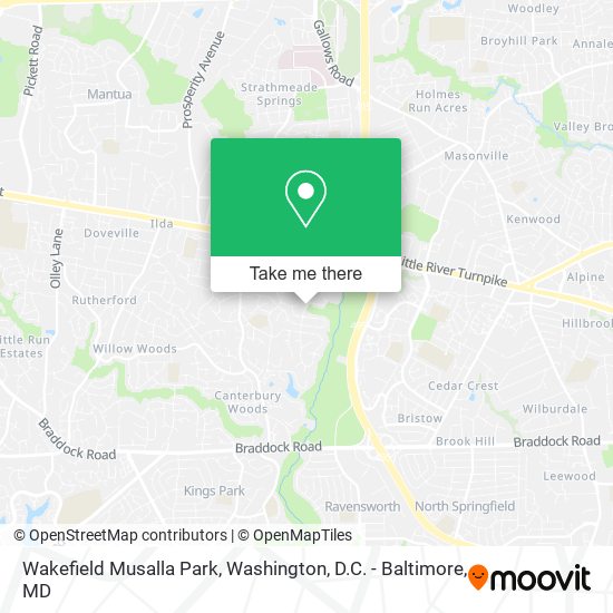 Wakefield Musalla Park map