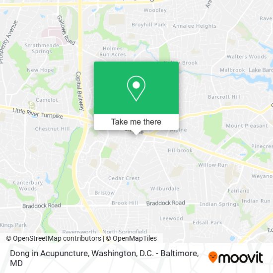 Dong in Acupuncture map