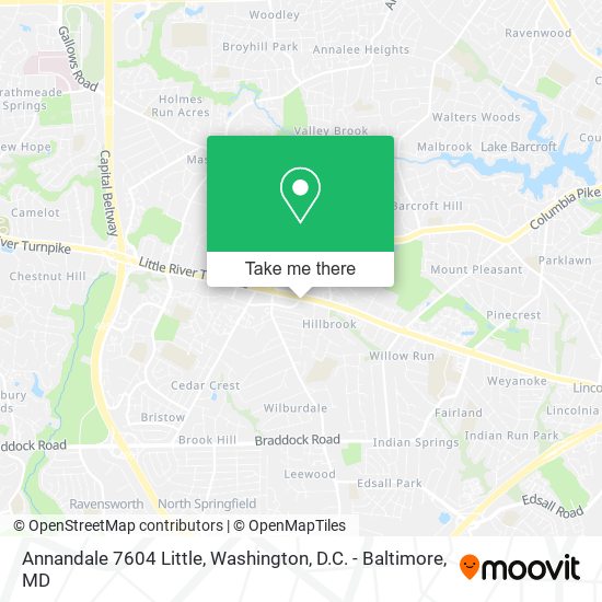 Annandale 7604 Little map