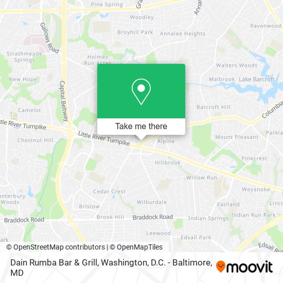 Mapa de Dain Rumba Bar & Grill