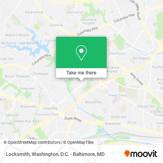 Locksmith map