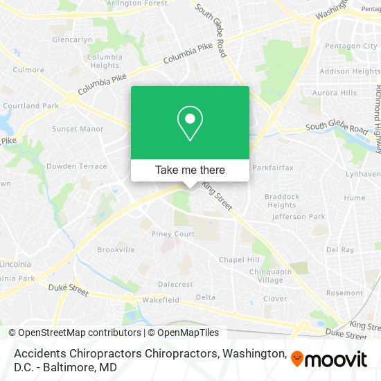 Mapa de Accidents Chiropractors Chiropractors