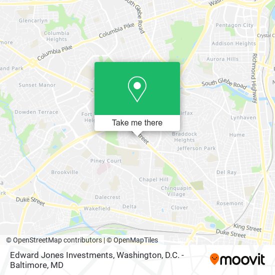 Mapa de Edward Jones Investments