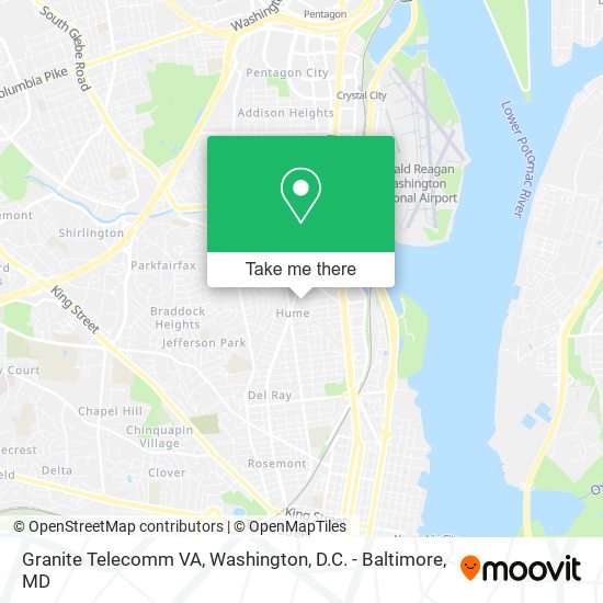 Granite Telecomm VA map