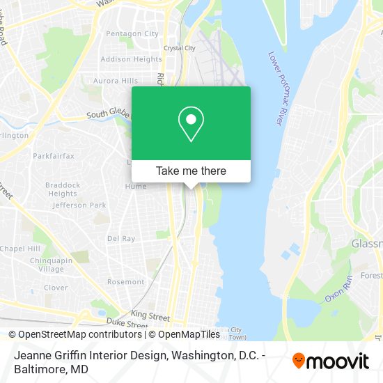 Mapa de Jeanne Griffin Interior Design
