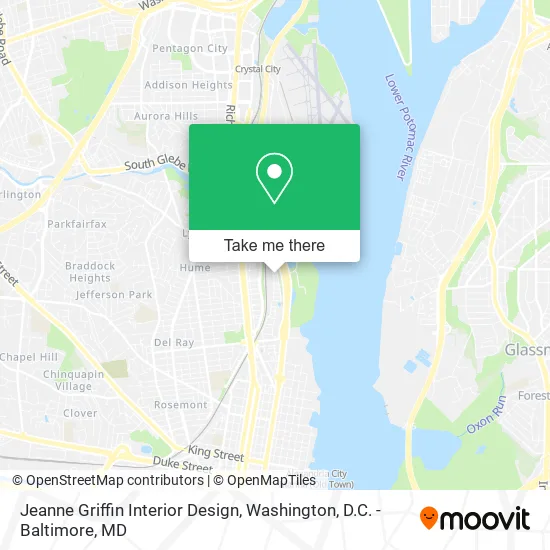 Jeanne Griffin Interior Design map