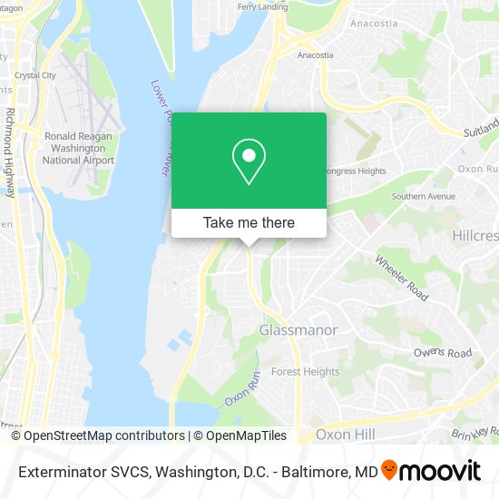 Exterminator SVCS map