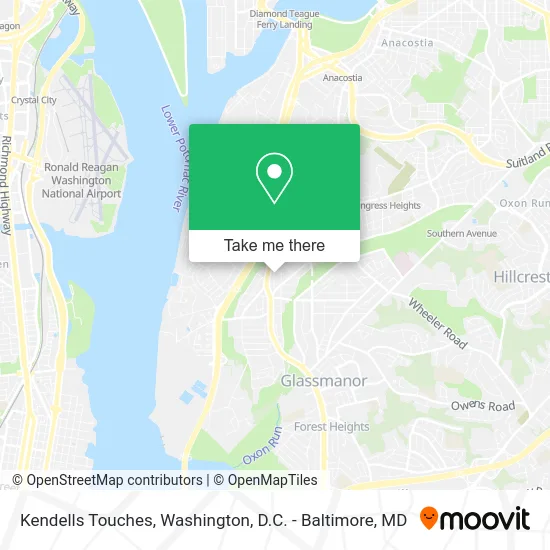 Kendells Touches map