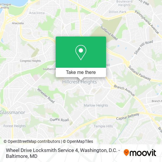 Mapa de Wheel Drive Locksmith Service 4