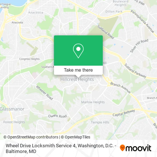 Wheel Drive Locksmith Service 4 map