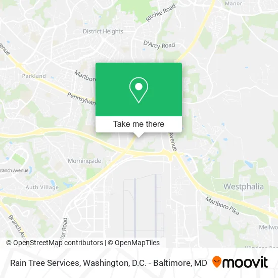 Mapa de Rain Tree Services