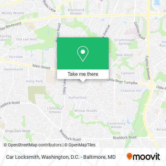 Car Locksmith map