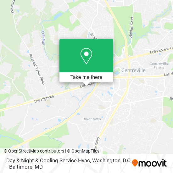 Mapa de Day & Night & Cooling Service Hvac