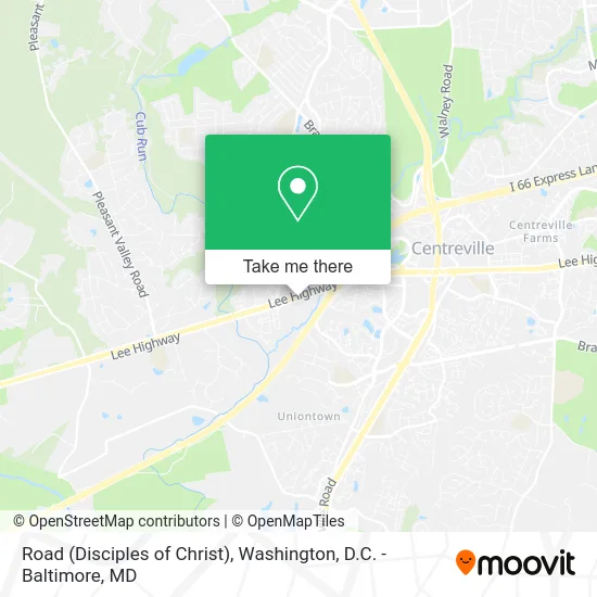 Road (Disciples of Christ) map