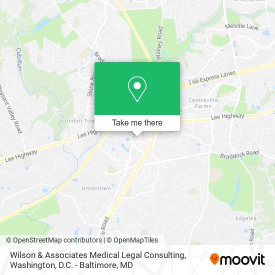 Wilson & Associates Medical Legal Consulting map