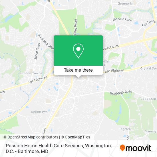 Mapa de Passion Home Health Care Services