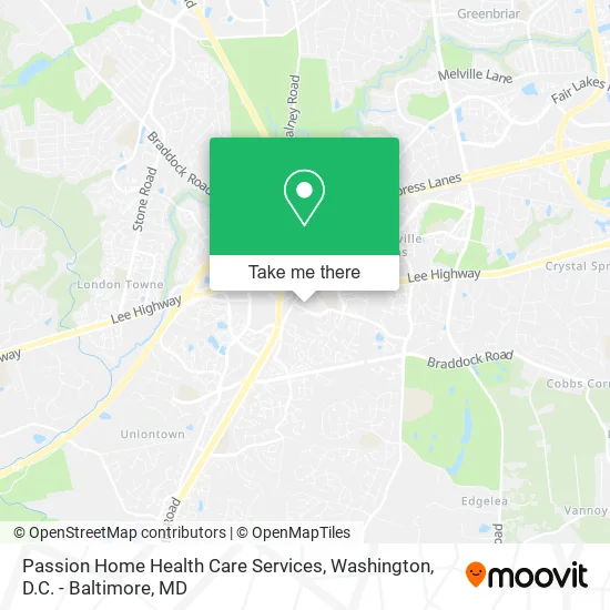 Passion Home Health Care Services map