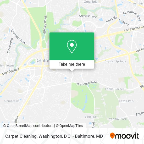 Carpet Cleaning map