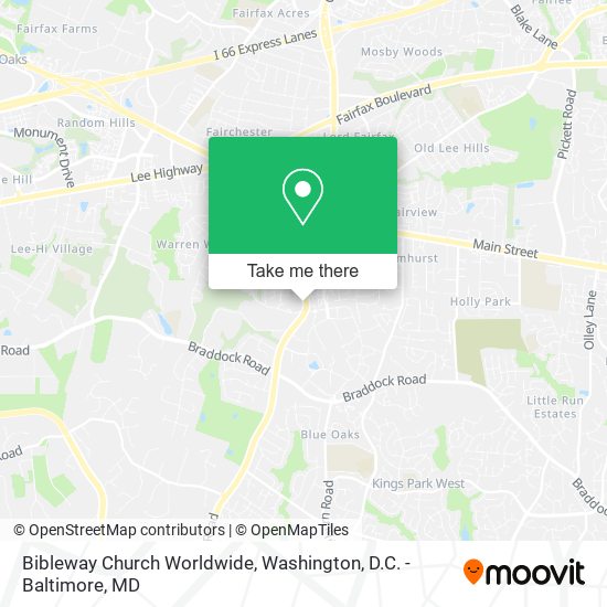 Bibleway Church Worldwide map