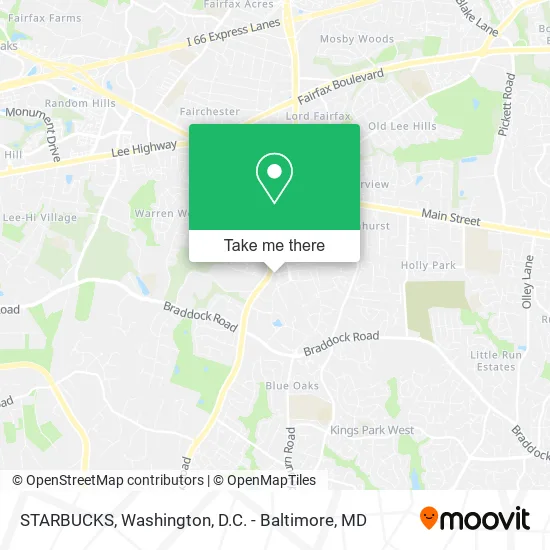 STARBUCKS map