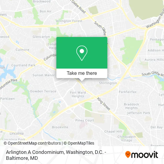 Mapa de Arlington A Condominium