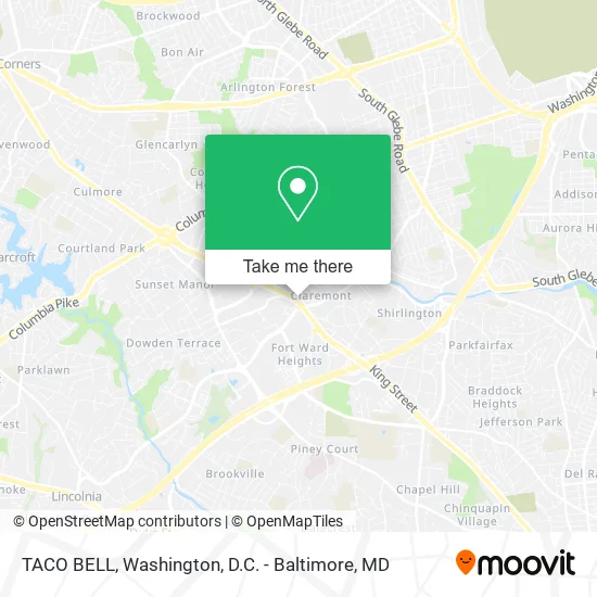 Mapa de TACO BELL