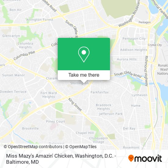 Miss Mazy's Amazin' Chicken map