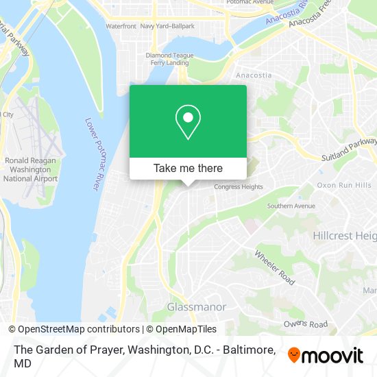 The Garden of Prayer map