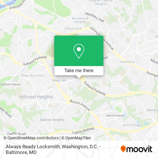 Mapa de Always Ready Locksmith