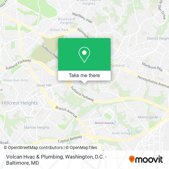 Volcan Hvac & Plumbing map
