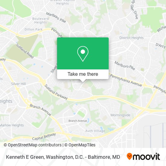 Mapa de Kenneth E Green