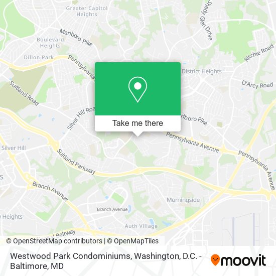 Mapa de Westwood Park Condominiums
