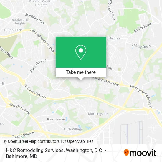 H&C Remodeling Services map