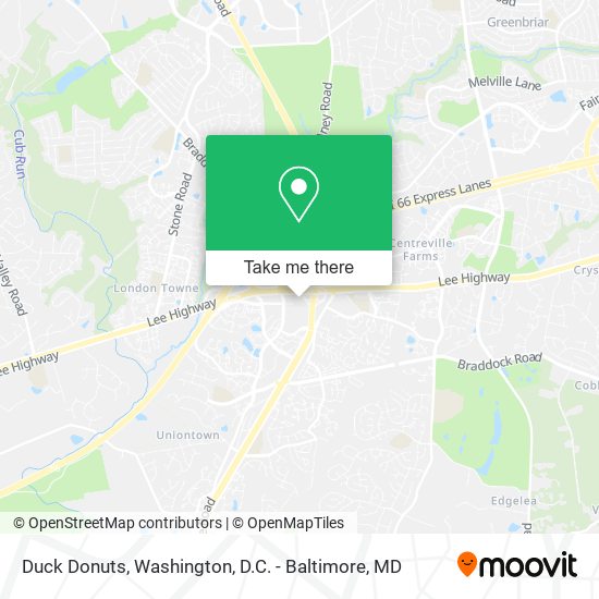 Duck Donuts map