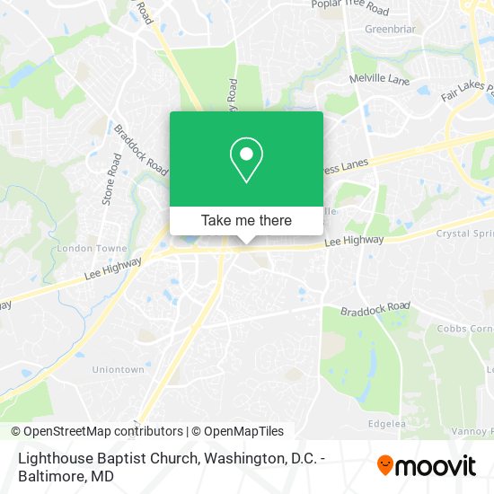 Lighthouse Baptist Church map