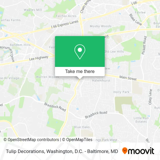 Tulip Decorations map