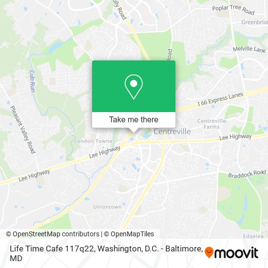 Mapa de Life Time Cafe 117q22