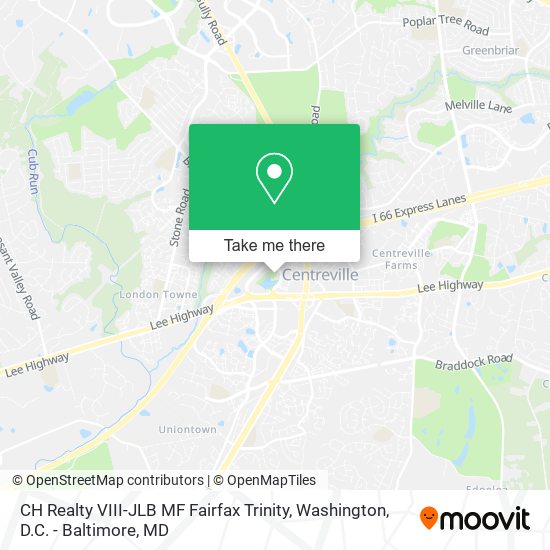 CH Realty VIII-JLB MF Fairfax Trinity map