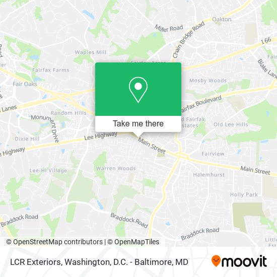 Mapa de LCR Exteriors