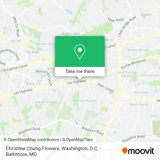 Christine Chung Flowers map
