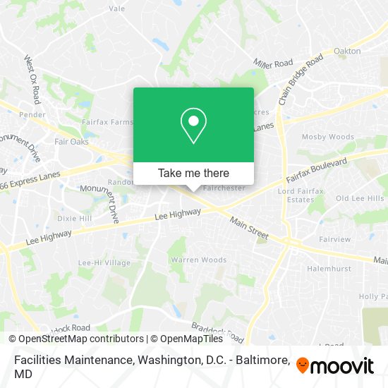 Facilities Maintenance map
