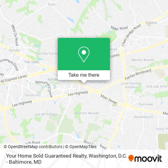 Your Home Sold Guaranteed Realty map