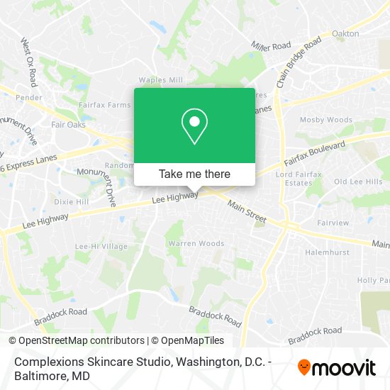 Complexions Skincare Studio map