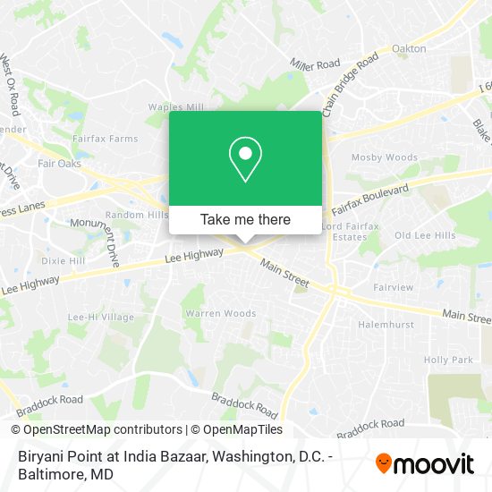 Mapa de Biryani Point at India Bazaar