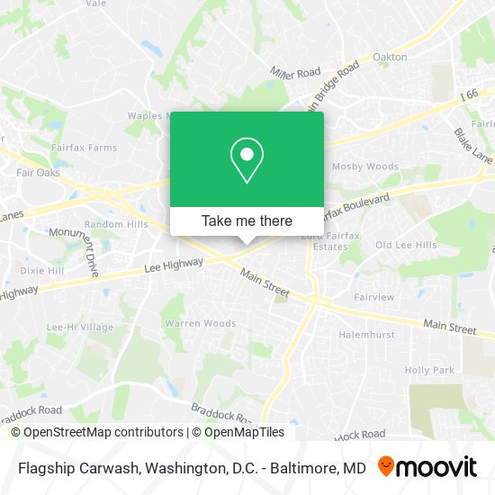 Mapa de Flagship Carwash