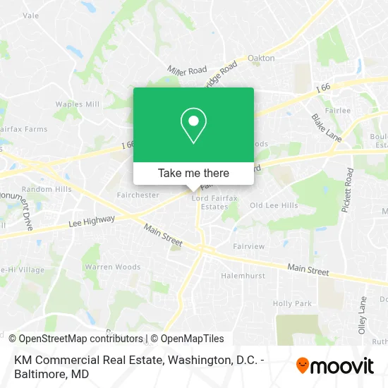 KM Commercial Real Estate map