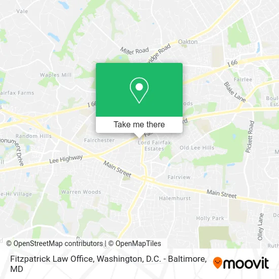 Fitzpatrick Law Office map