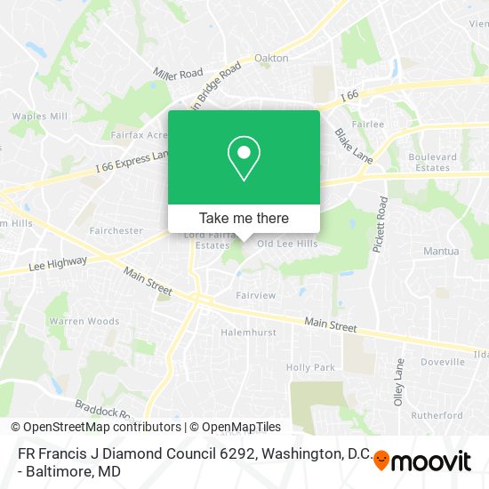 Mapa de FR Francis J Diamond Council 6292